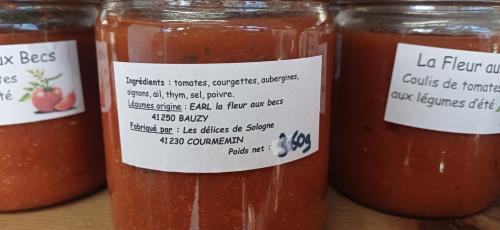 Sauce tomates aux légumes d'été